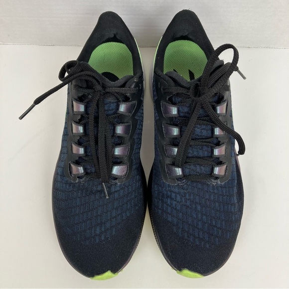 Nike Air Zoom Pegasus 37 Running Shoes Black/Valerian/Blue/Ghost Green Sz 7.5 - Picture 6 of 16